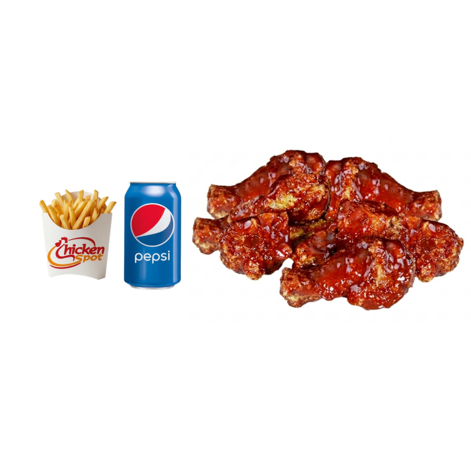 6 Pcs BBQ Wings
